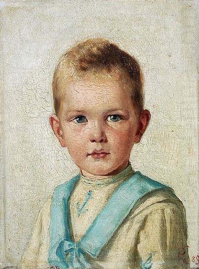 Portrait des jungen William Charles Knoop, unknow artist